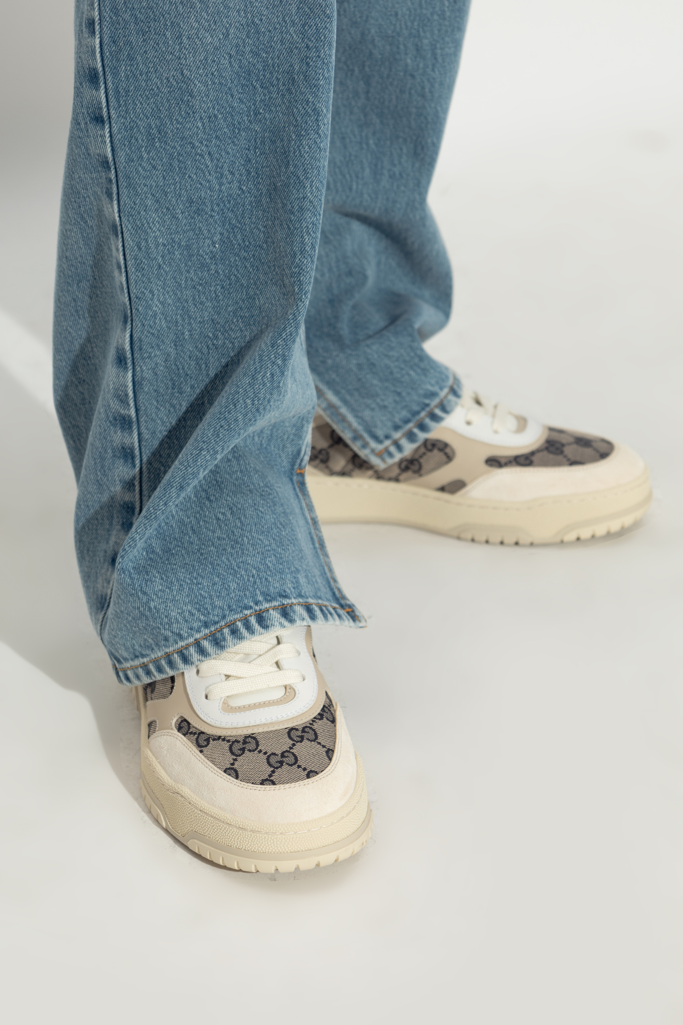 Beige Sneakers Re-Web Gucci - Vitkac France